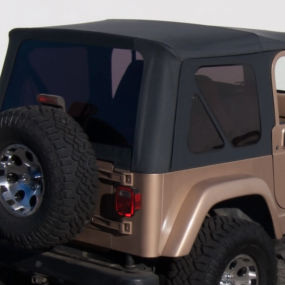 Sierra Offroad Jeep Wrangler TJ (1997-2006) Factory Style Soft Top with Tinted Windows in Black Sailcloth