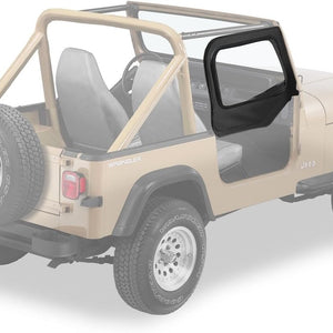 Bestop 53121-15 Black Denim Fabric Replacement Upper Door Skin