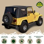 Sierra Offroad Jeep Wrangler TJ (1997-2006) Factory Style Soft Top with Tinted Windows