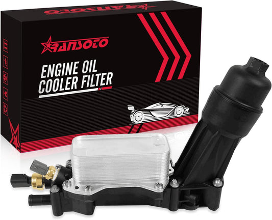 Jeep Wrangler JK 3.6l v6 oil filter housing & cooler - Part #: 68105583AG