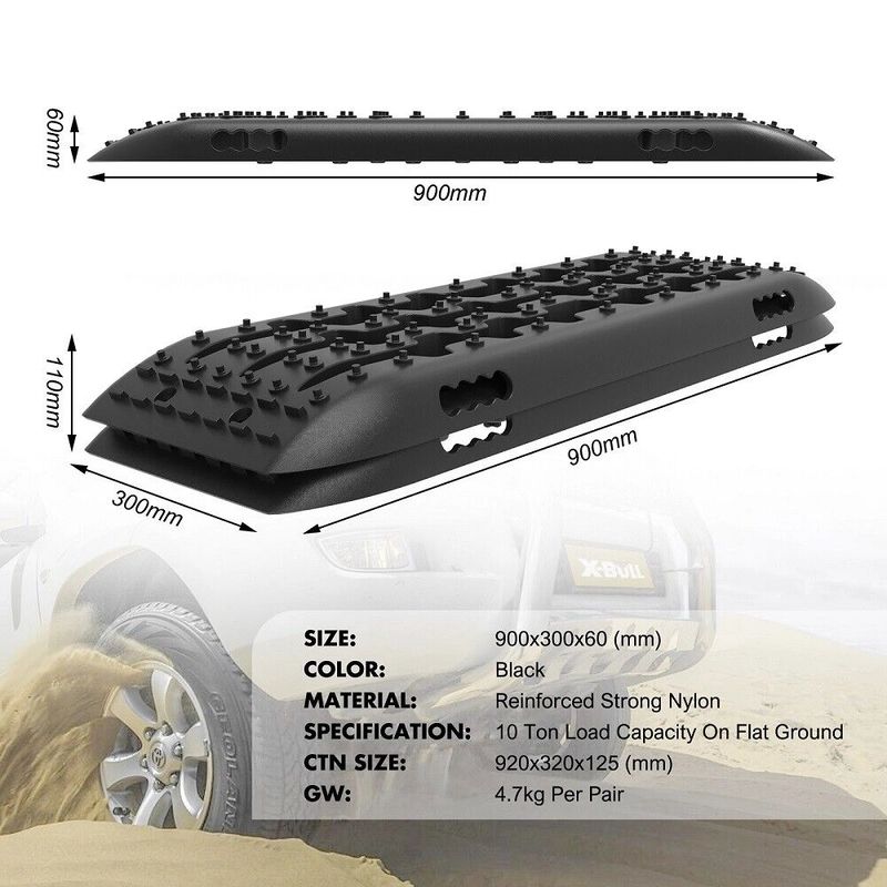 Beach and Sand Recovery Pack, X-BULL 13-piece kit with recovery tracks, view 8