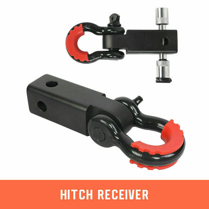 Trail Starter Recovery Pack, X-BULL 11-piece winch recovery kit, view 5