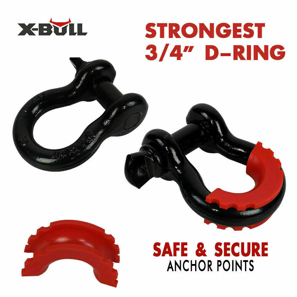 Trail Starter Recovery Pack, X-BULL 11-piece winch recovery kit, view 4