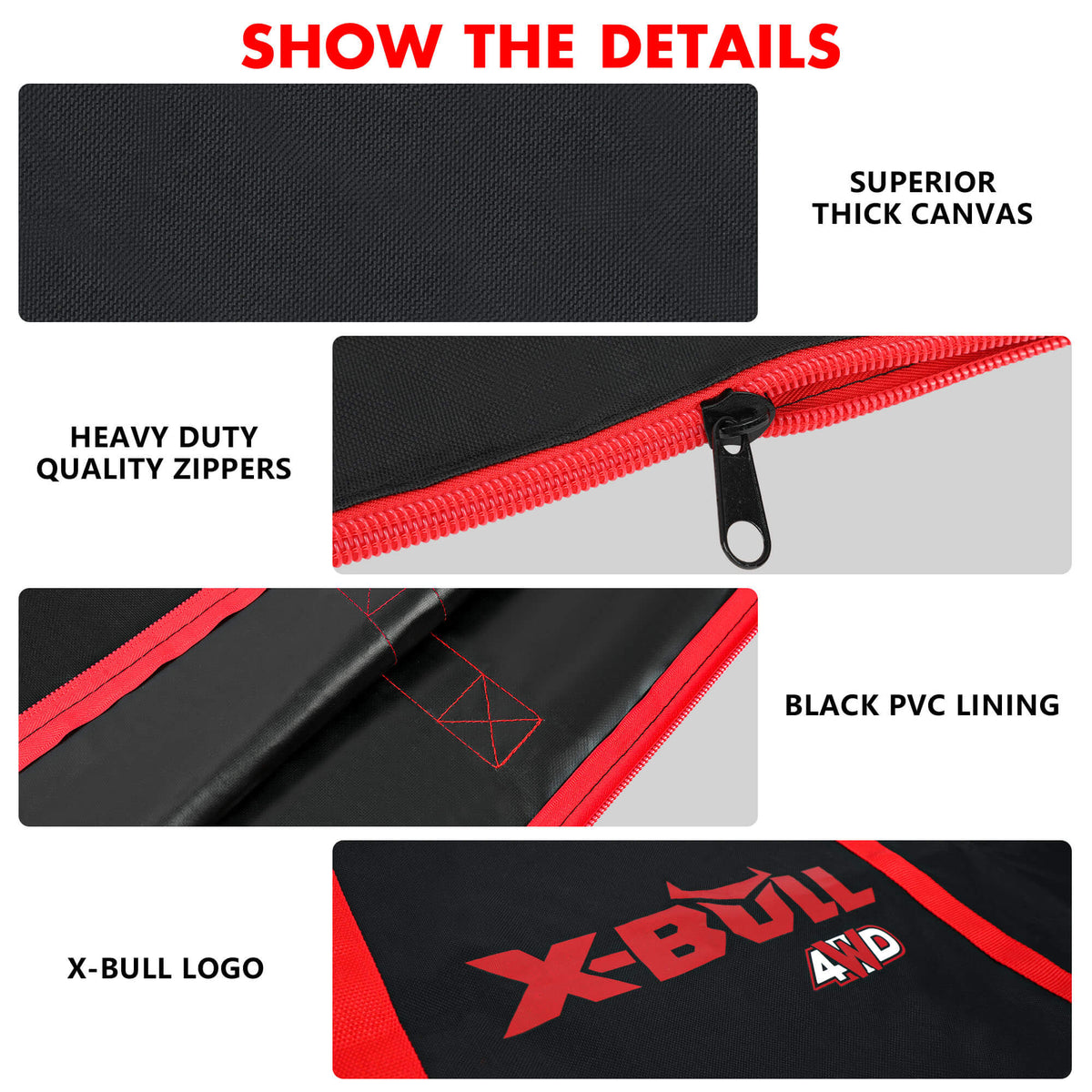 X-BULL recovery track carry bag, black, view 4