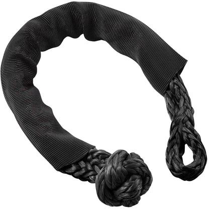 Synthetic soft shackles, 2 pack, black