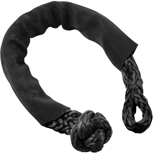 Synthetic soft shackles, 2 pack, black