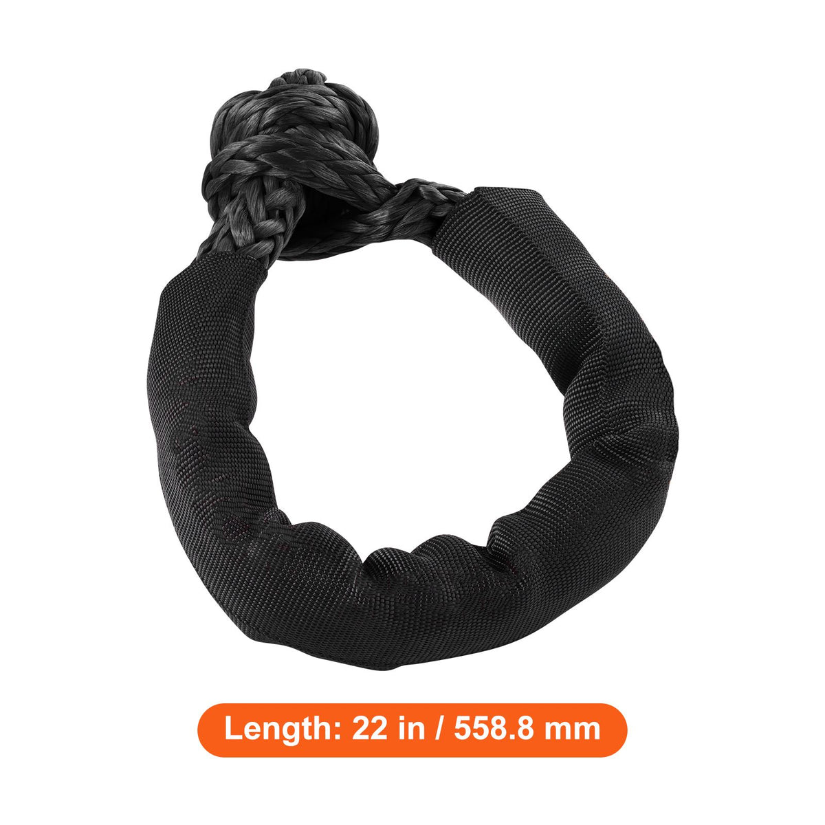 Synthetic soft shackles, 2 pack, black, view 8