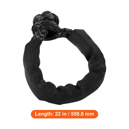 Synthetic soft shackles, 2 pack, black, view 8