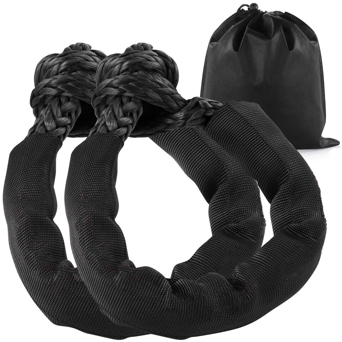 Synthetic soft shackles, 2 pack, black, view 9
